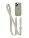 FlexQuartz - Apple iPhone 15 Pro Max Case MagSafe® Compatible with Cross-Body - Gold
