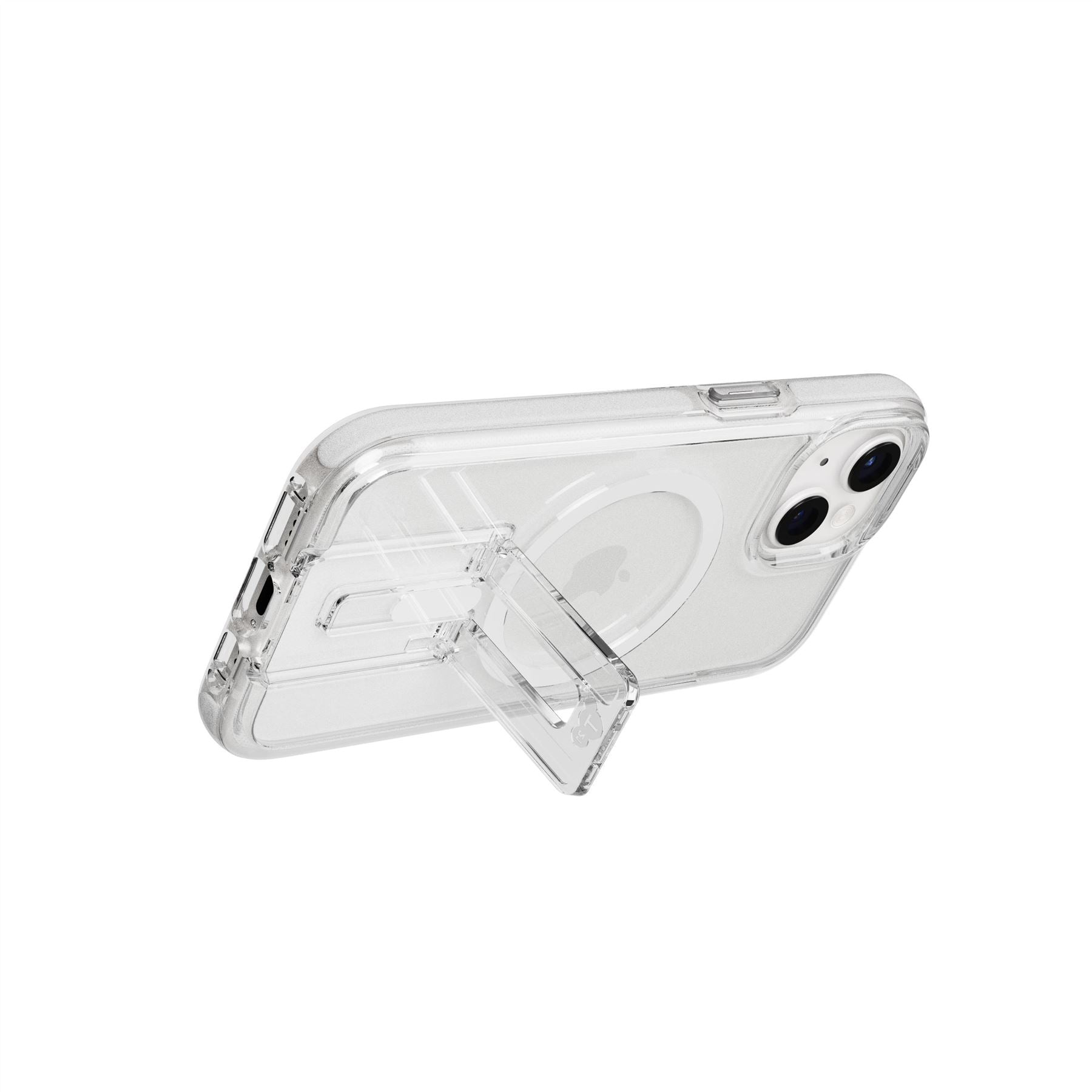 Evo Crystal Kick - Apple iPhone 15 Case MagSafe® Compatible - White