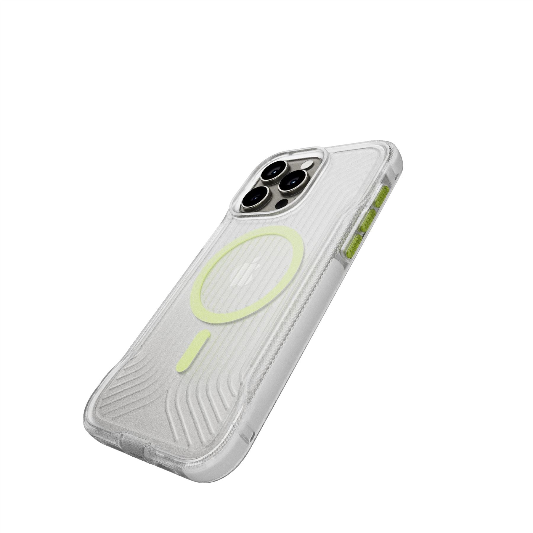 FlexPro - Apple iPhone 15 Pro Max Case MagSafe® Compatible - Clear Glow in the Dark