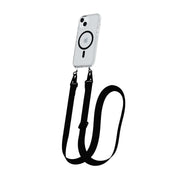 FlexQuartz - Apple iPhone 15 Plus Case MagSafe® Compatible with Cross-Body - Black