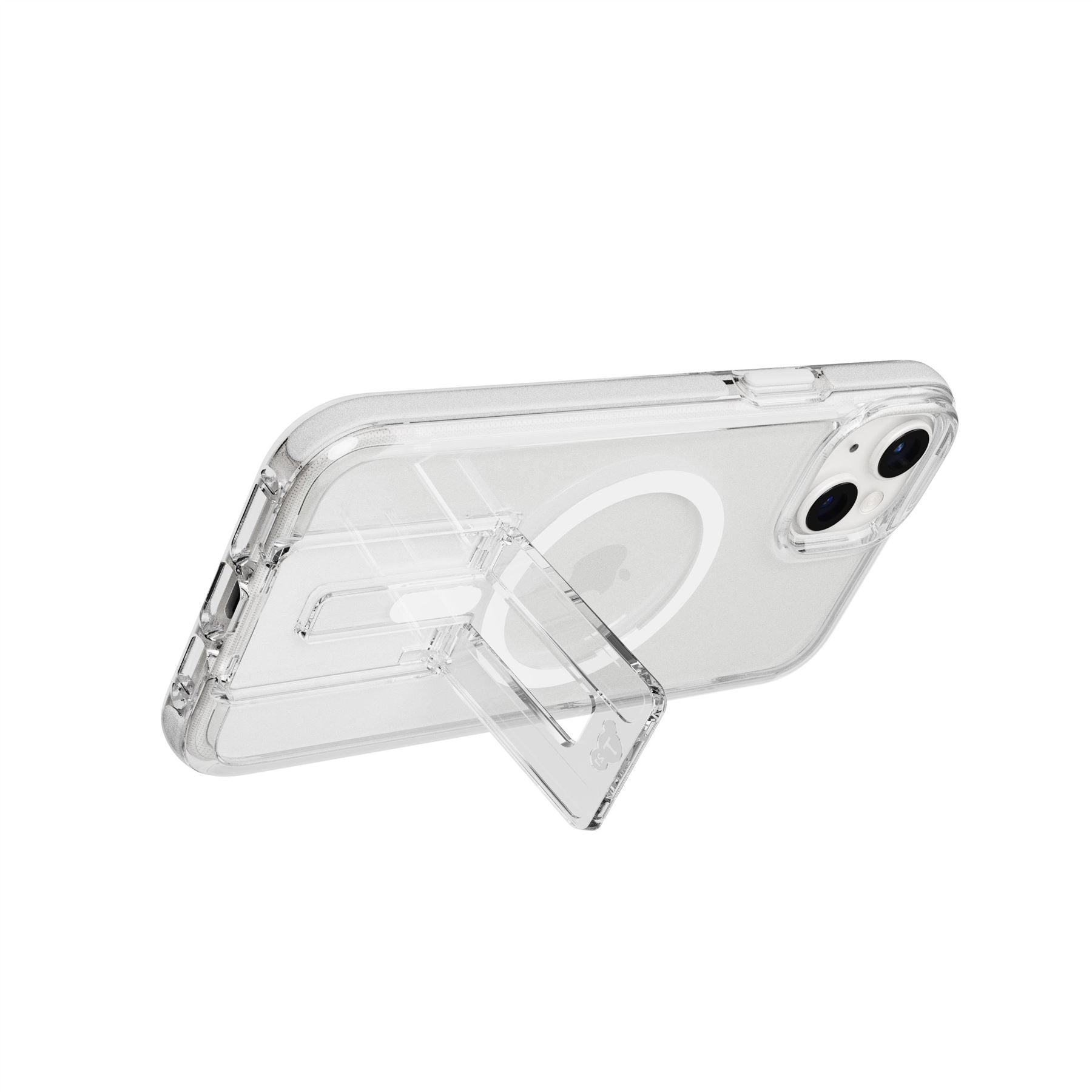 Evo Crystal Kick - Apple iPhone 15 Plus Case MagSafe® Compatible - White