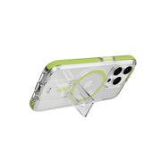 Evo Crystal Kick - Apple iPhone 15 Pro Case MagSafe® Compatible - Lime