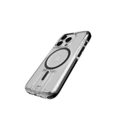 Evo Crystal Kick - Apple iPhone 15 Pro Case MagSafe® Compatible - Clear Black