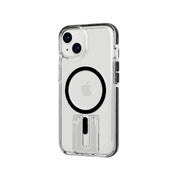Evo Crystal Kick - Apple iPhone 14 Case MagSafe® Compatible - Clear Black