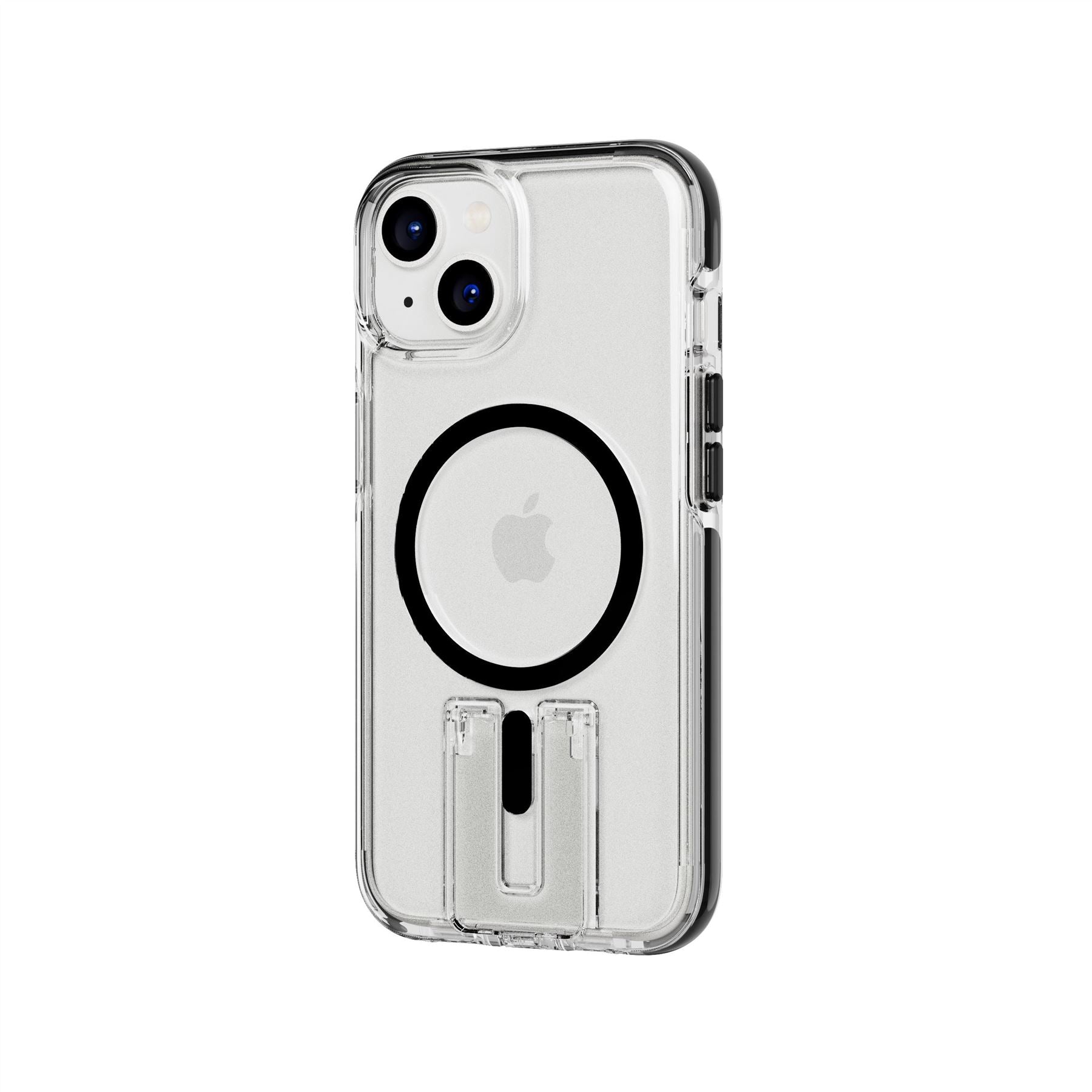 Evo Crystal Kick - Apple iPhone 14 Case MagSafe® Compatible - Clear Black