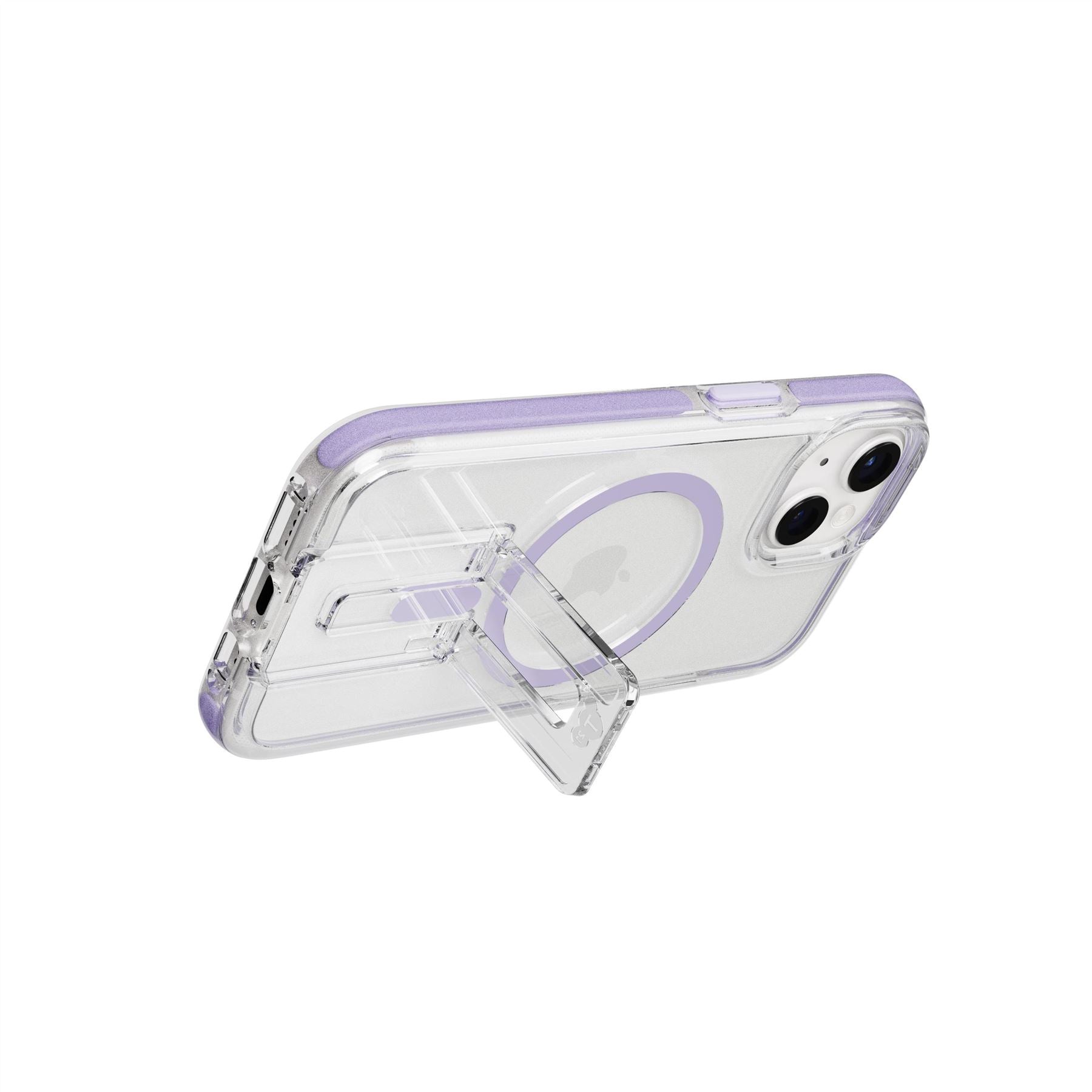 Evo Crystal Kick - Apple iPhone 15 Case MagSafe® Compatible - Lilac