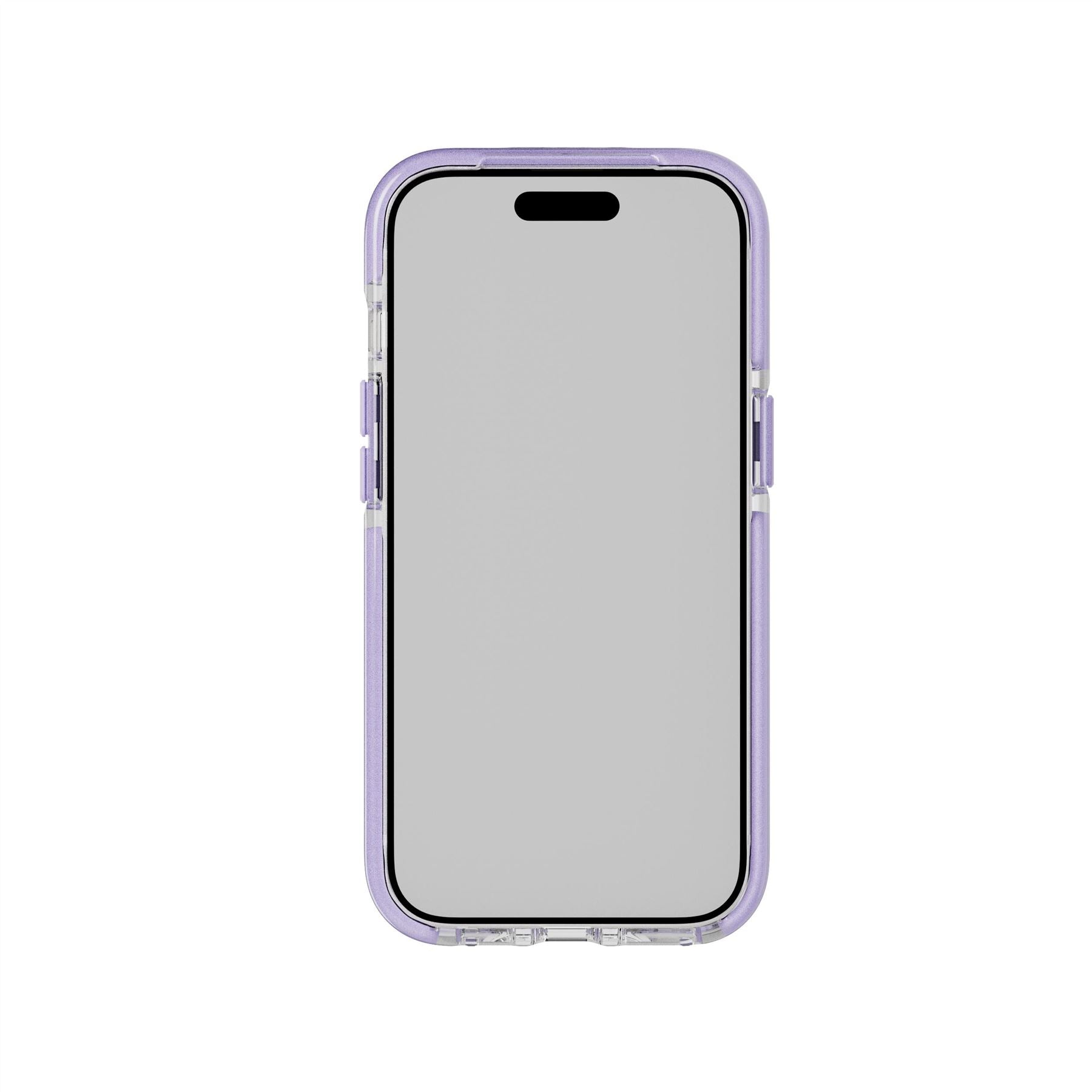 Evo Crystal Kick - Apple iPhone 15 Case MagSafe® Compatible - Lilac