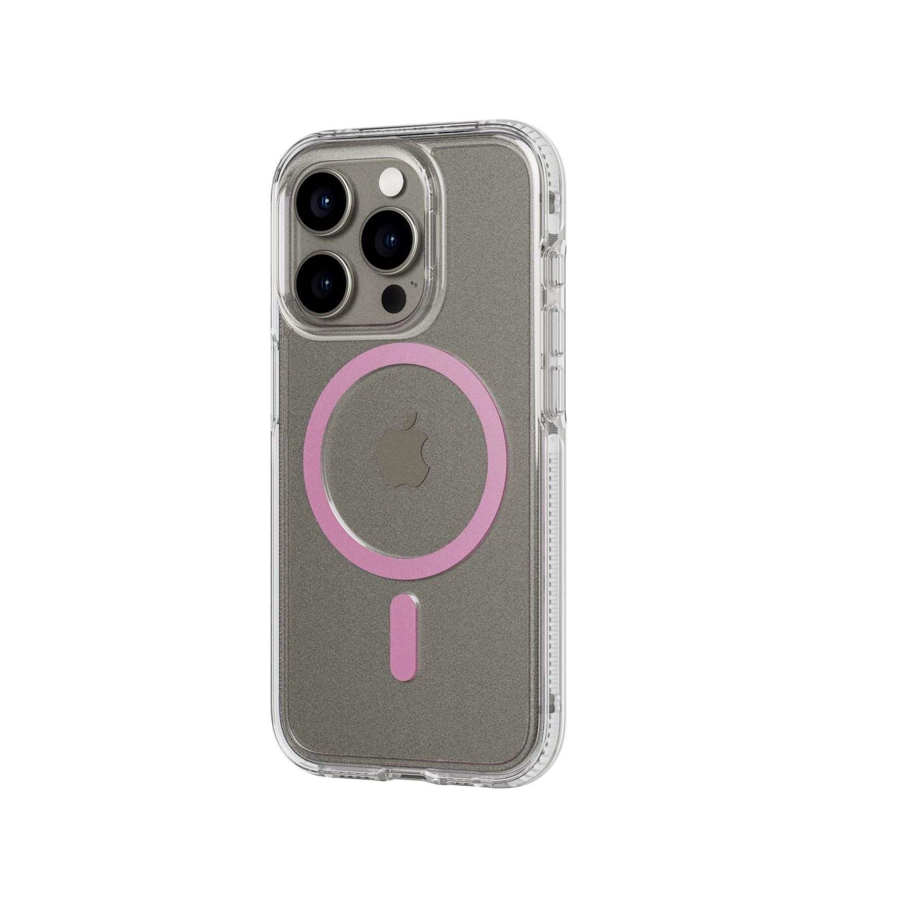 FlexQuartz - Apple iPhone 15 Pro Case MagSafe® Compatible - Pink