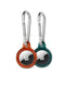 Evo Pop - Apple AirTag Case Bundle (x2) - Tangerine and Verdigris